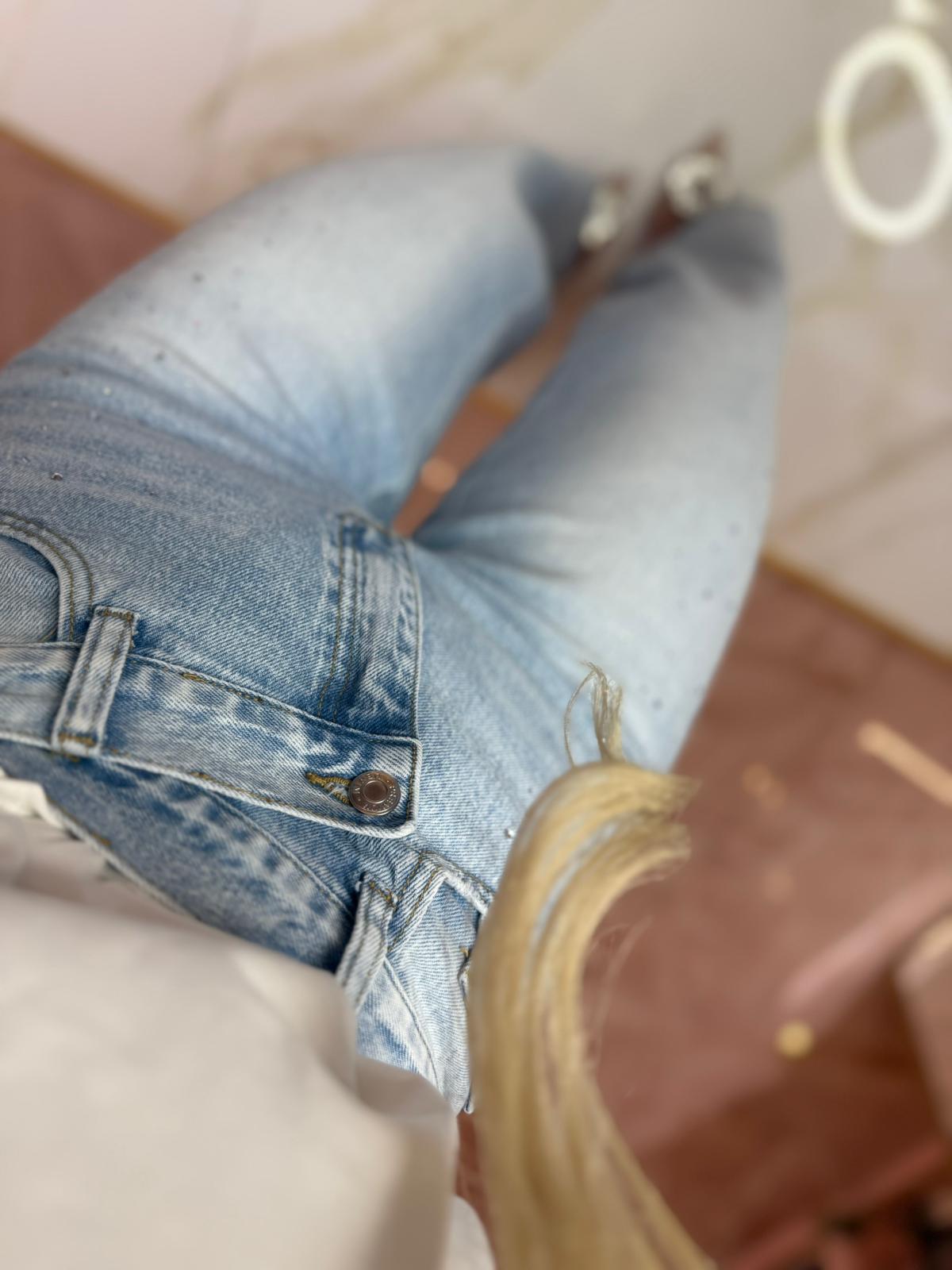 Jeans Cascata Laterale ♥