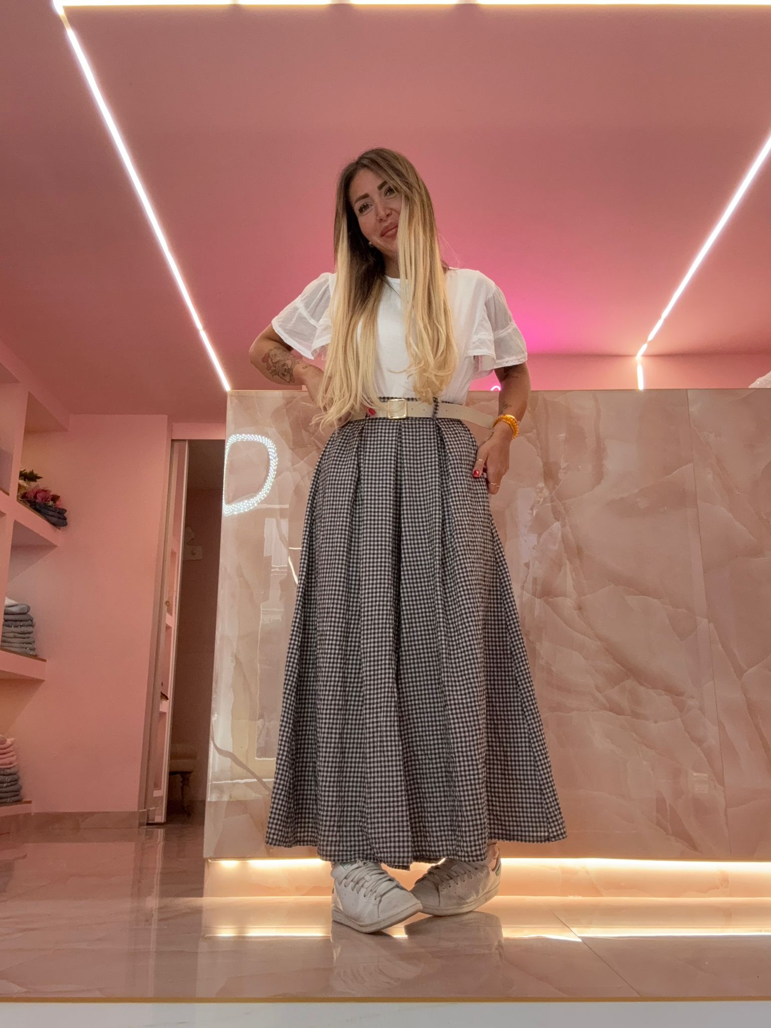 Pantalone Jolly Quadretti Marrò ★