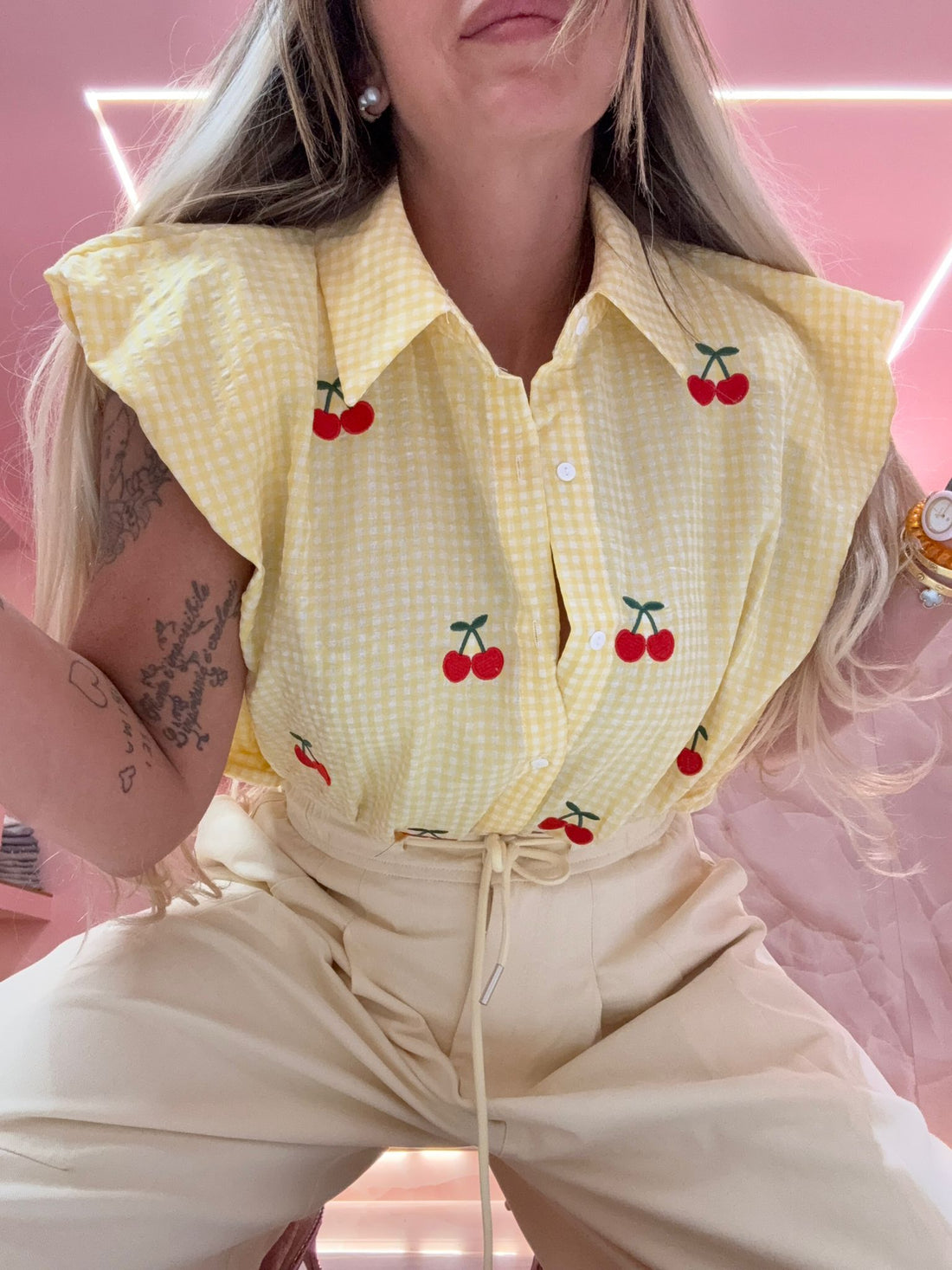 Camicia Ciligine Candy Gialla ♥
