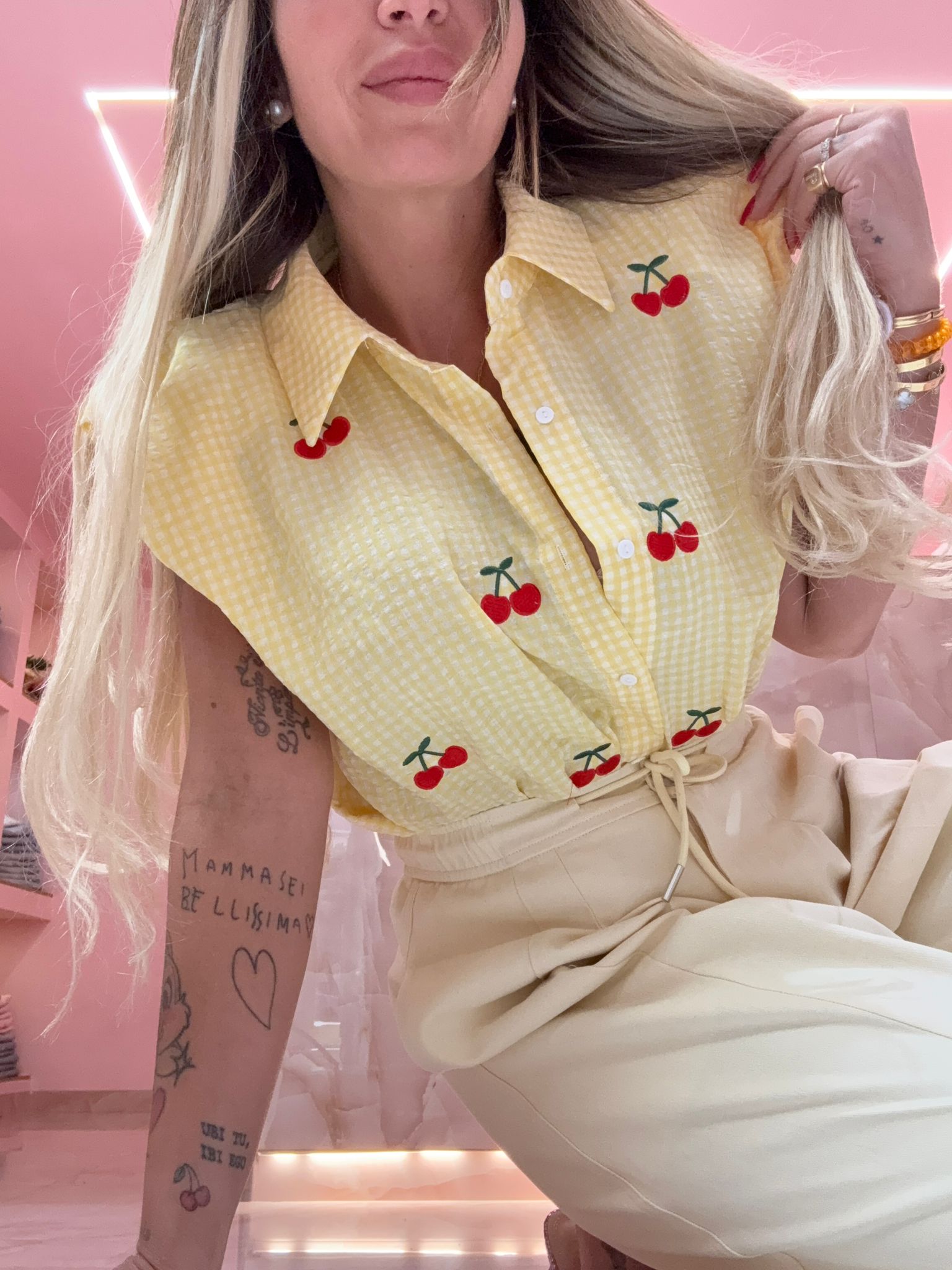 Camicia Ciligine Candy Gialla ♥