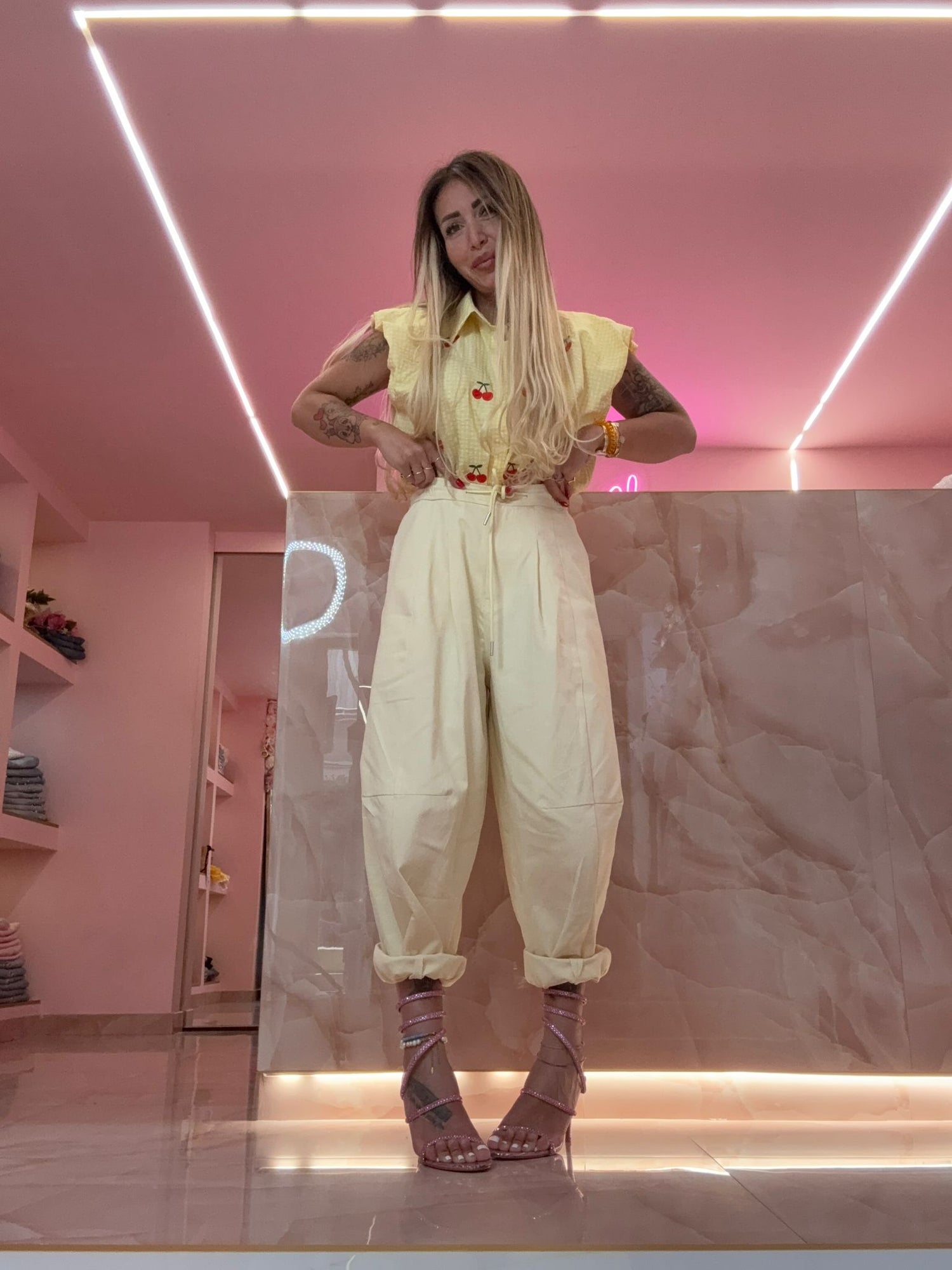 Jeans Oscar Giallo Pastello ♥