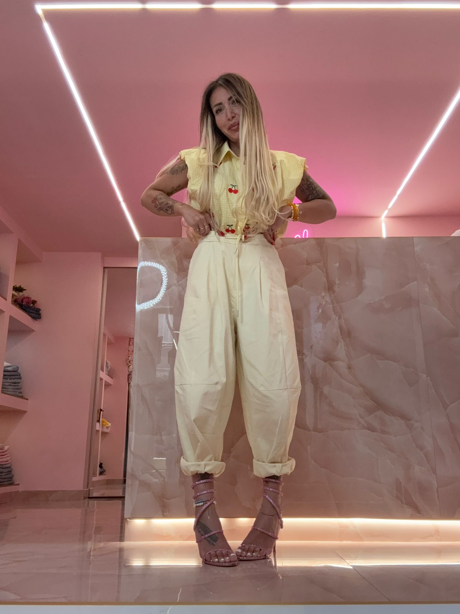 Jeans Oscar Giallo Pastello ♥