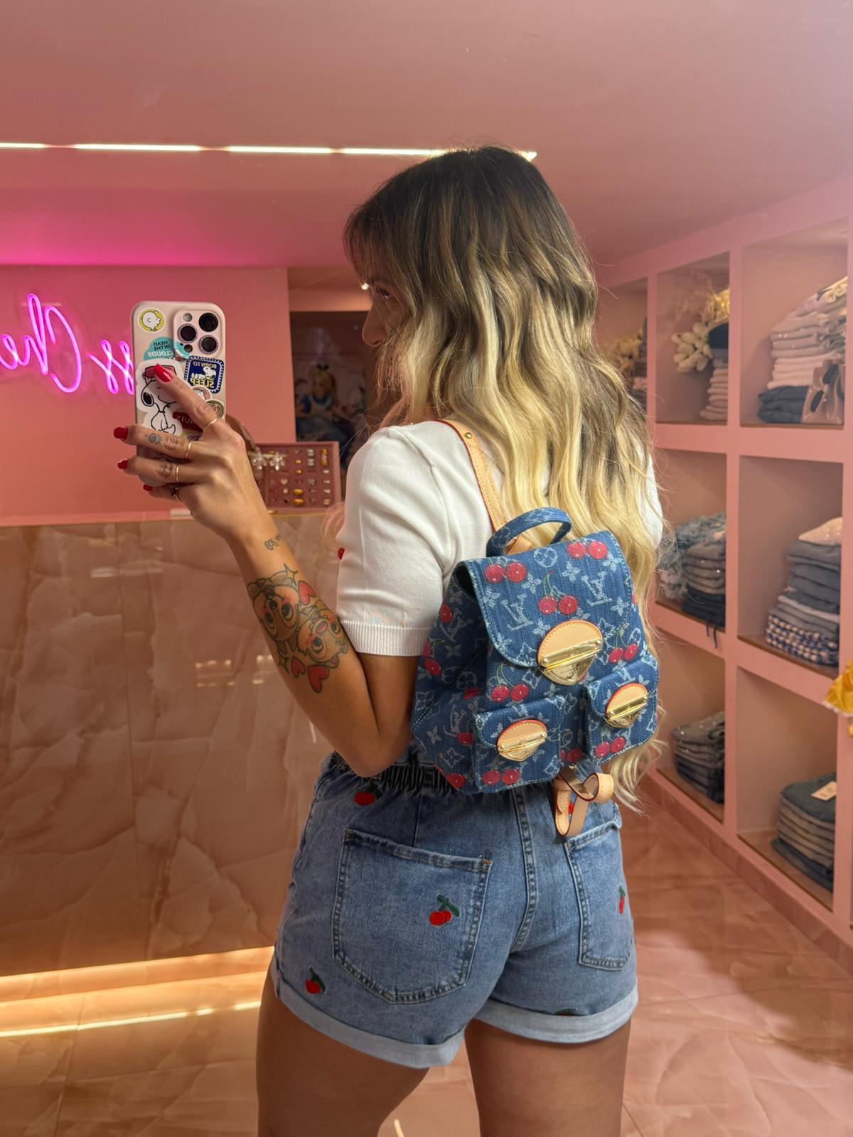 Zainetto Denim Ciliegine ♥