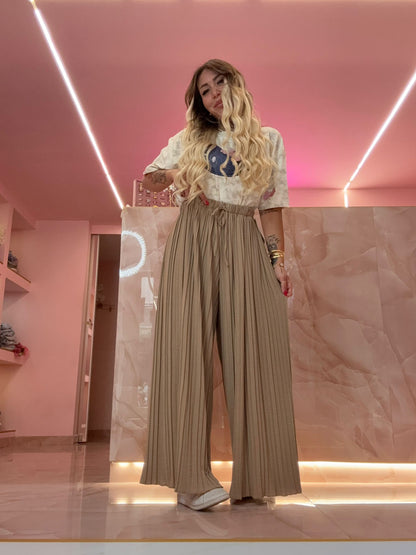Pantaloni Plissè Biscotto ♥