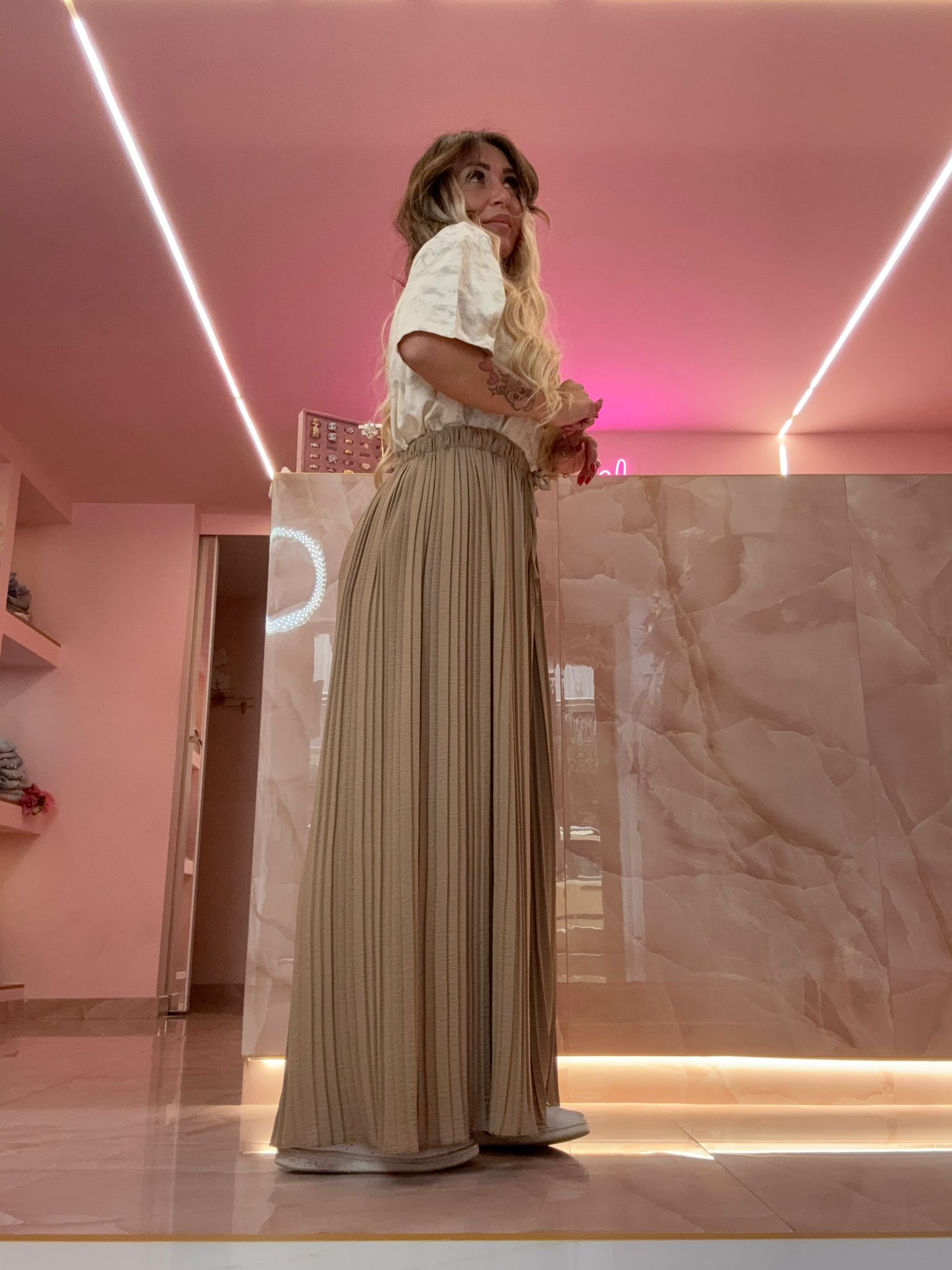 Pantaloni Plissè Biscotto ♥