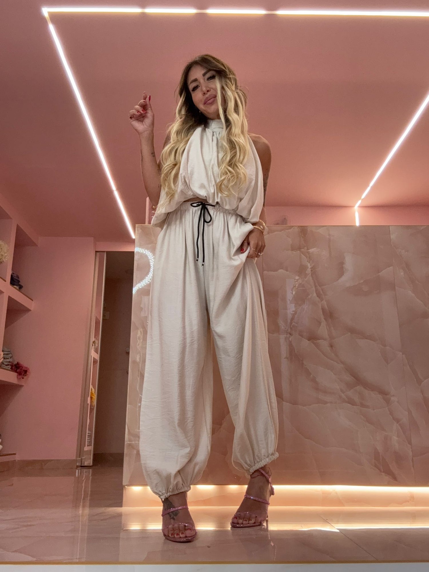 Coordinato Low Cost JEMMA Beige ♥