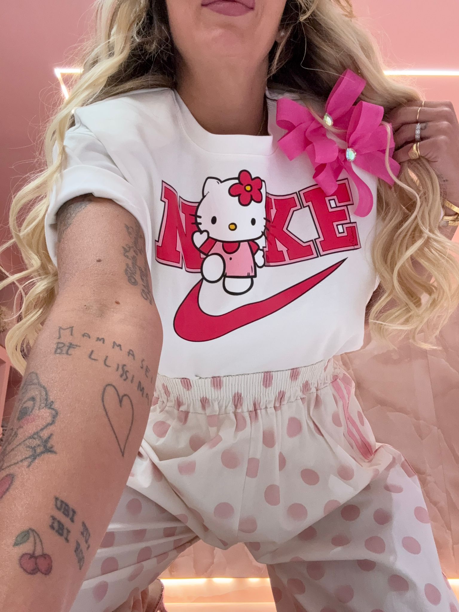 Shirt Spallina Kitty Fuxia ♥