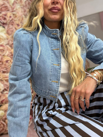 Giacca Crop Denim ♥