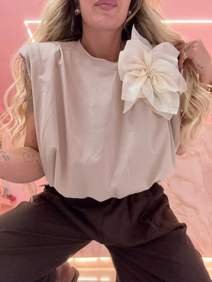 Shirt Peonia Beige ♥