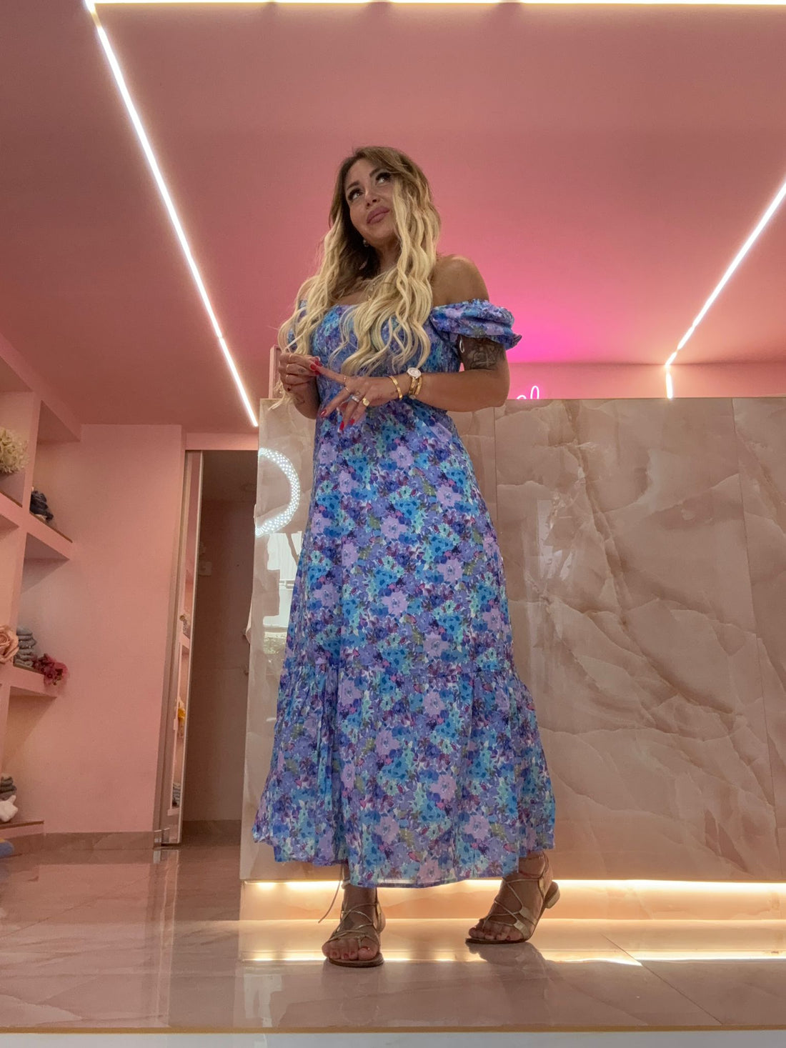 Dress Fiorellini Blue Bon Ton ♥