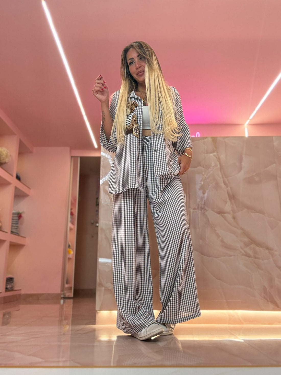 Coordinato Teddy Quadrettiamo ♥