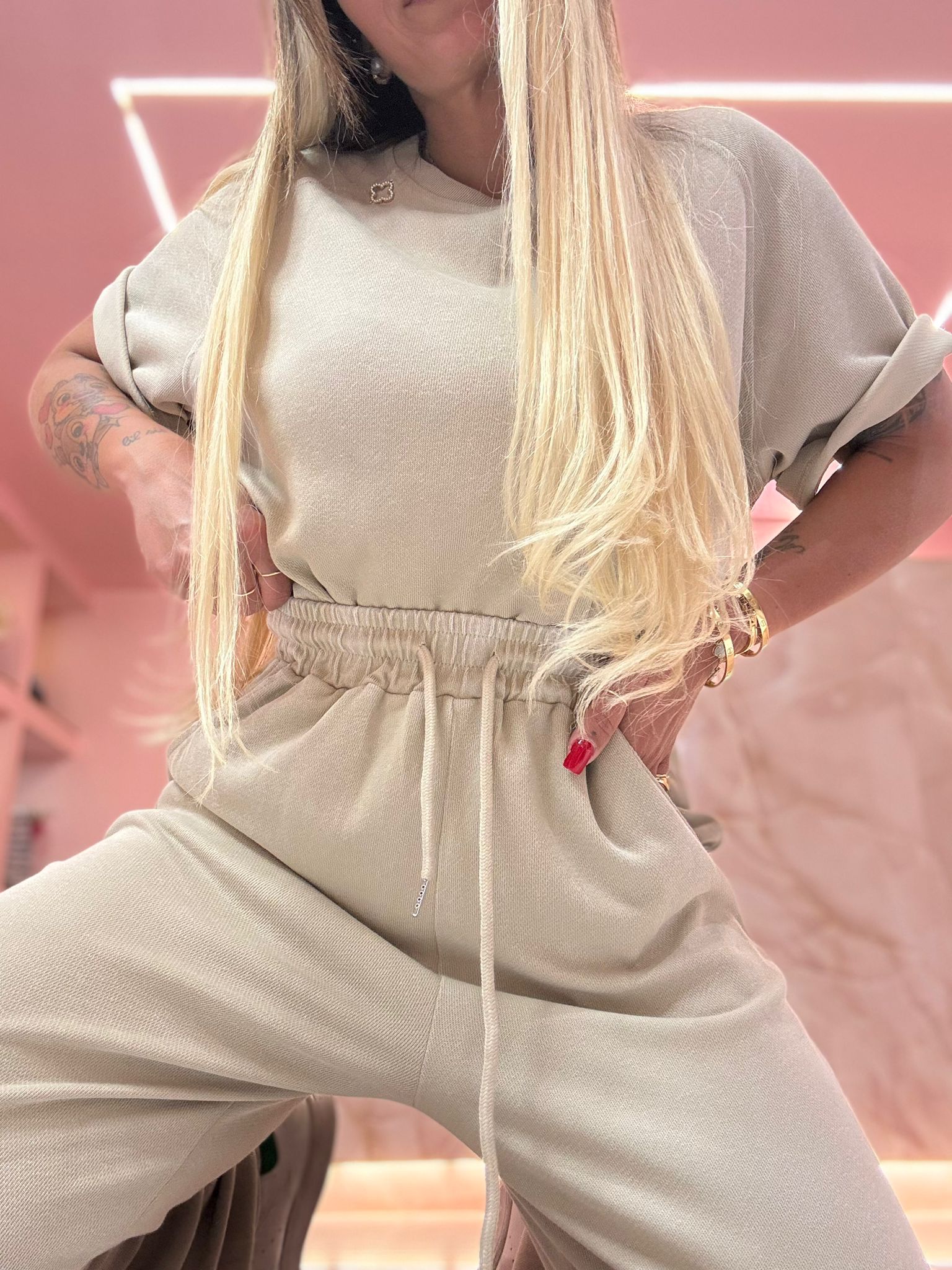 Coordinato Louis Beige ♥