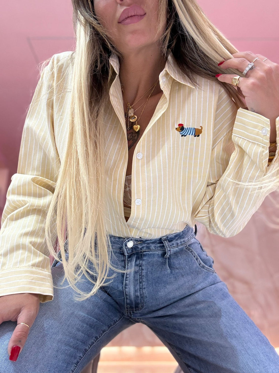 Camicia Per Bassotte Gialla ♥