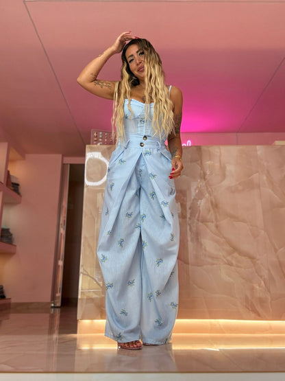 Coordinato Fiorellini Polvere ♥