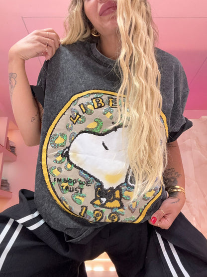 Shirt Snoopy Slavata Scura ♥