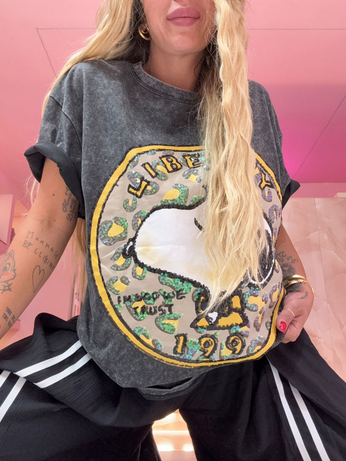 Shirt Snoopy Slavata Scura ♥