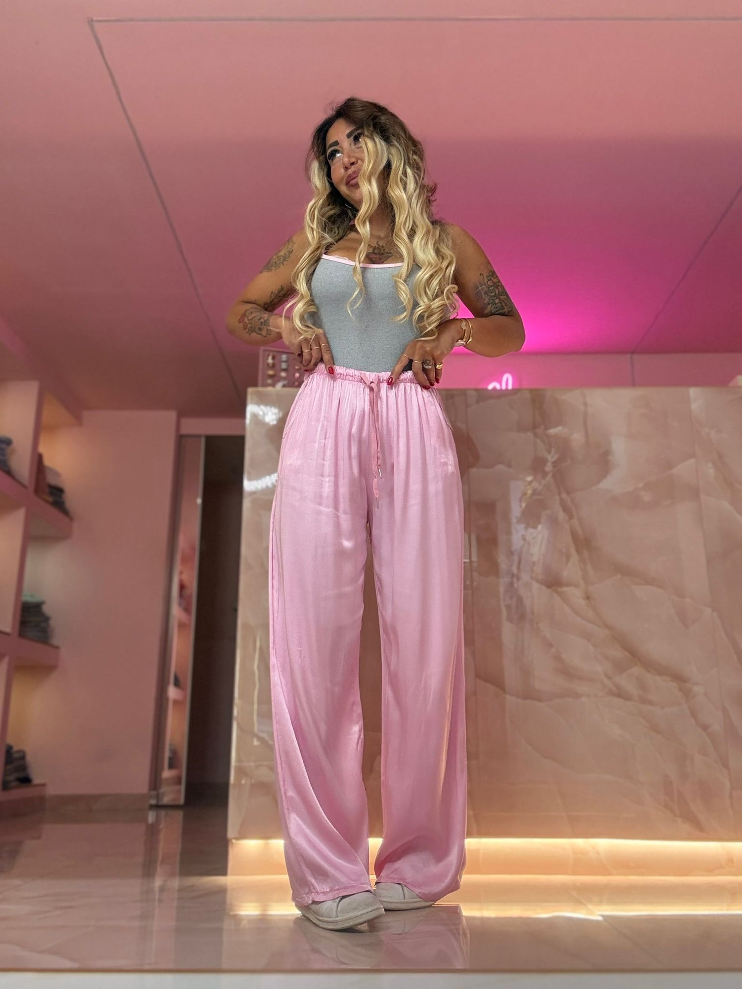 Pantaloni SimilRaso Rosa ♥