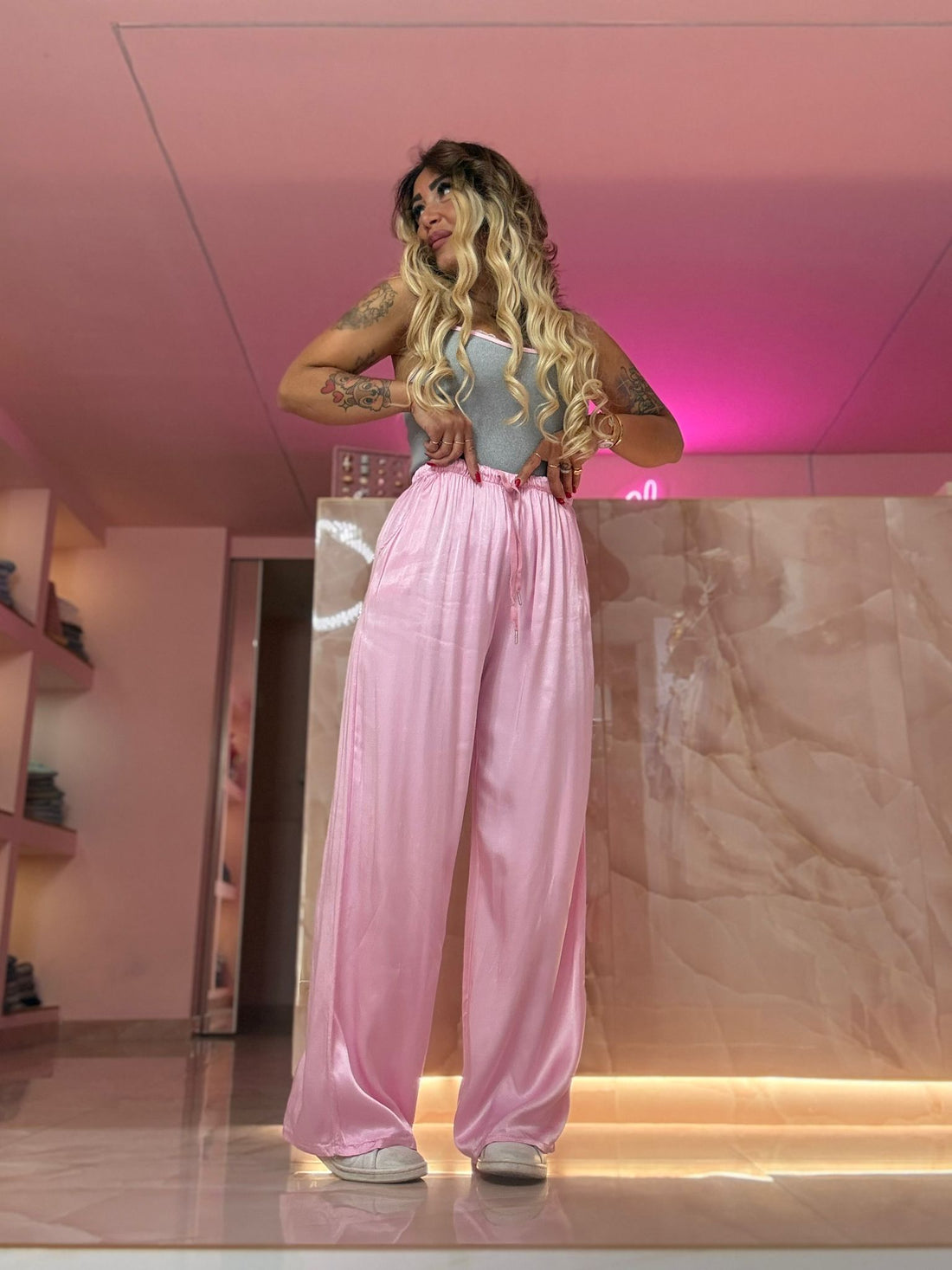 Pantaloni SimilRaso Rosa ♥