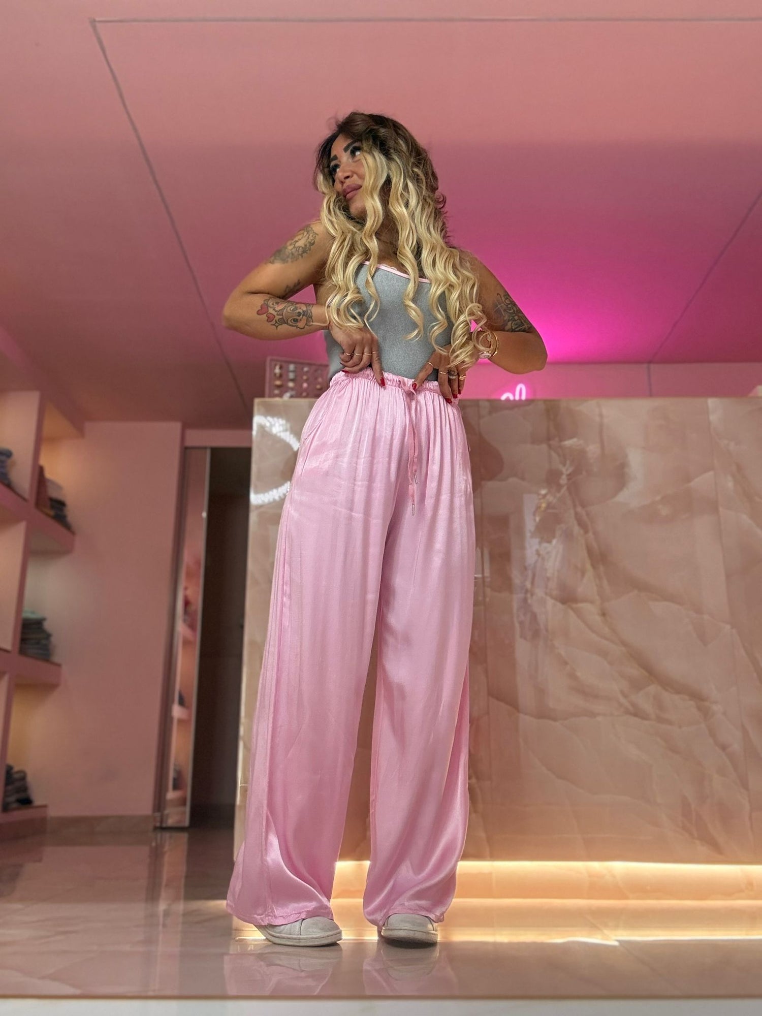 Pantaloni SimilRaso Rosa ♥
