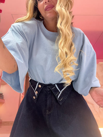 Shirt Maxi Spallina Polvere ♥