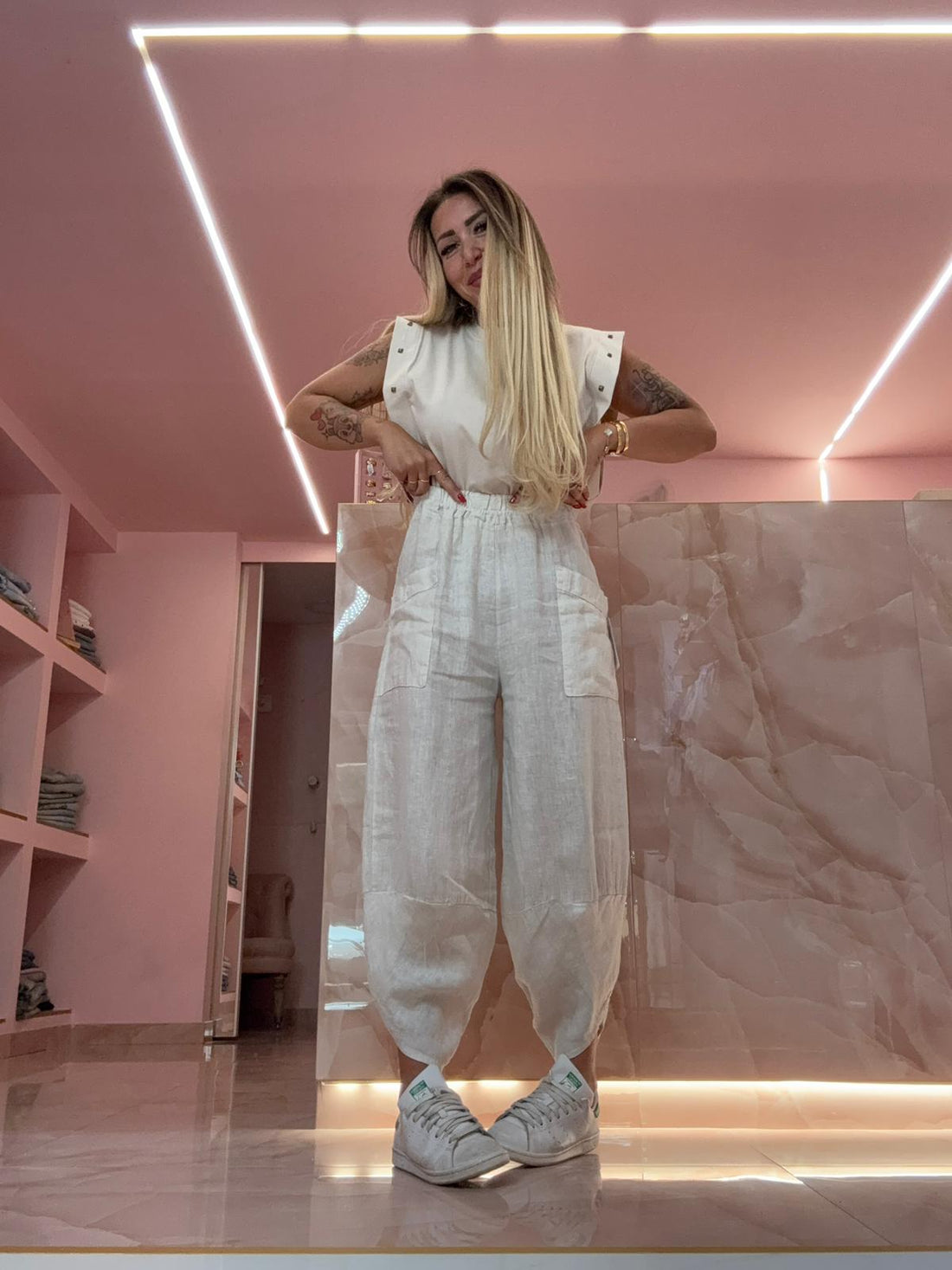 Pantaloni Aladino Beige ♥