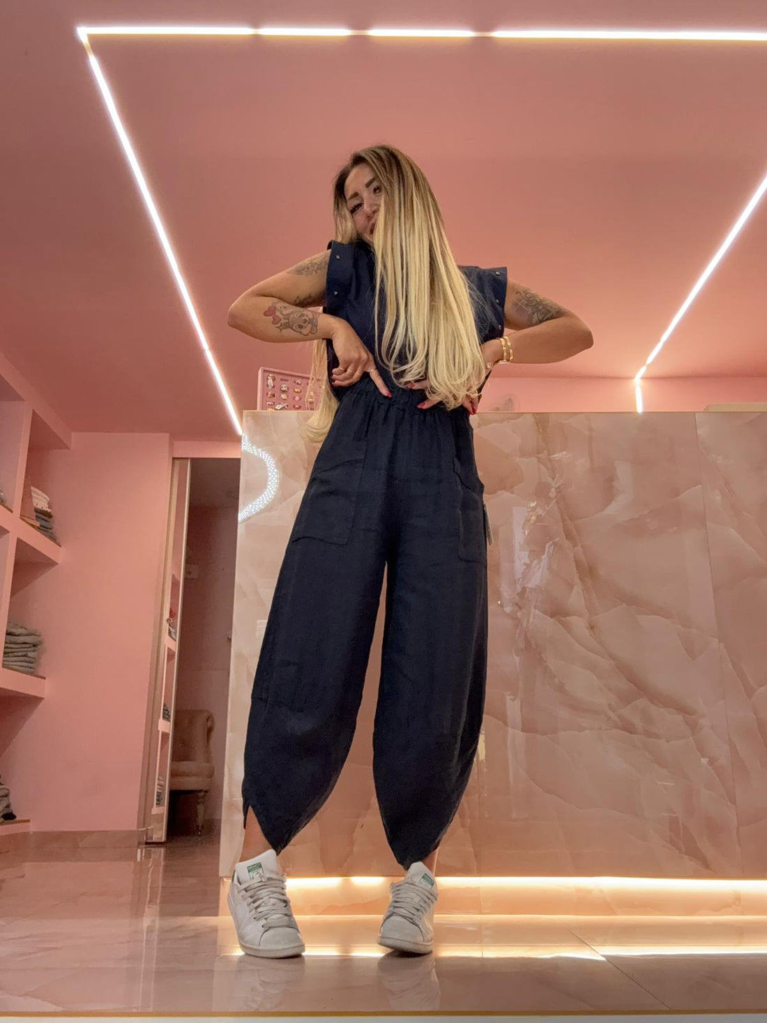 Pantaloni Aladino Blu Navy ♥