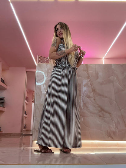 Coordinato Tutti In Riga Marrò ♥