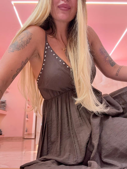 Dress Borchiette Marrò ♥