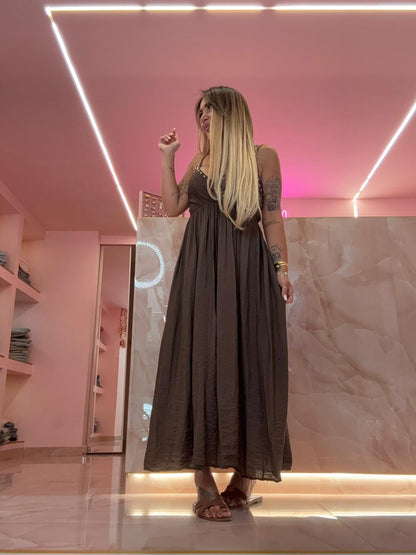 Dress Borchiette Marrò ♥