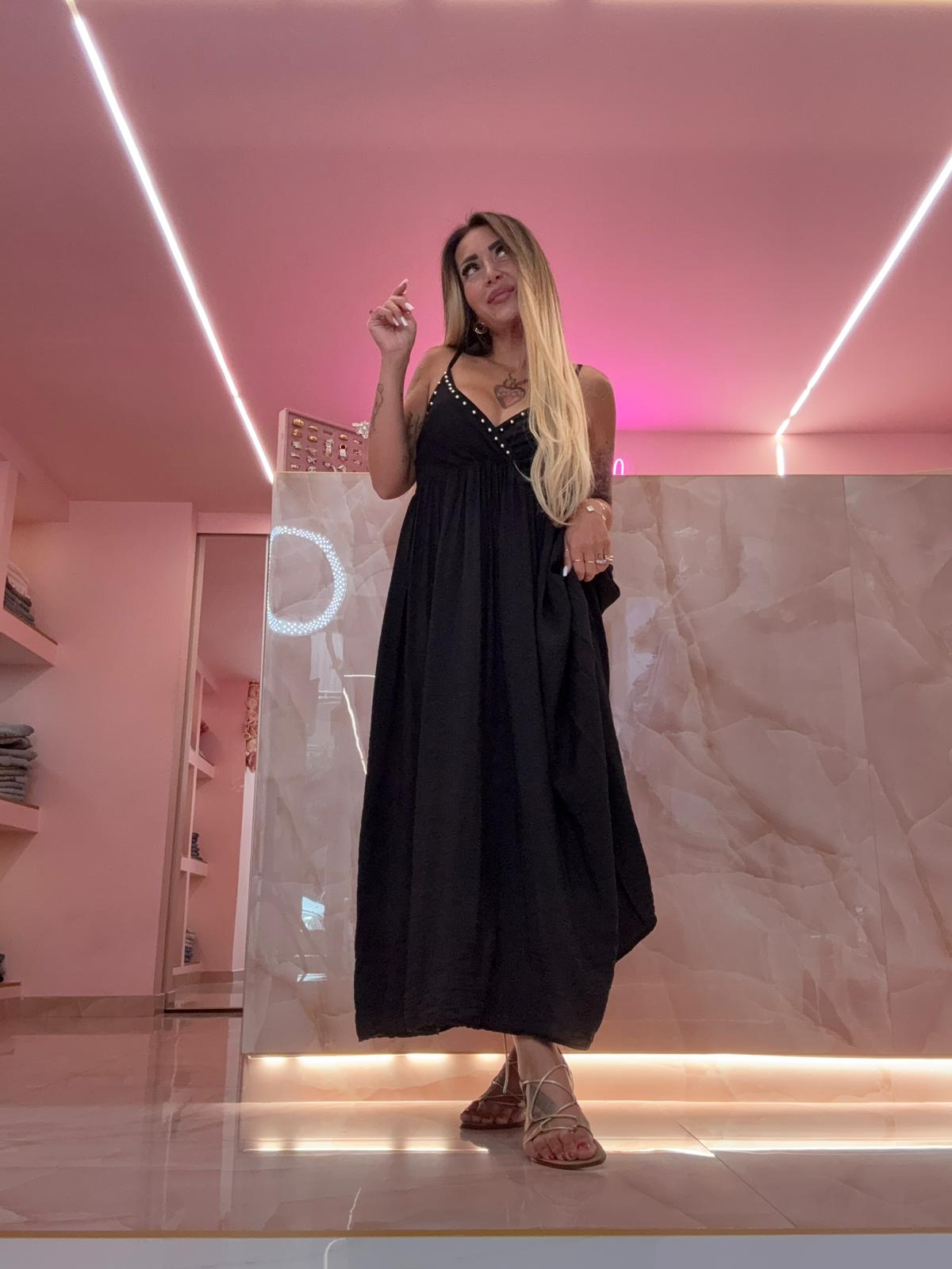 Dress Borchiette Nero ♥