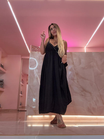 Dress Borchiette Nero ♥