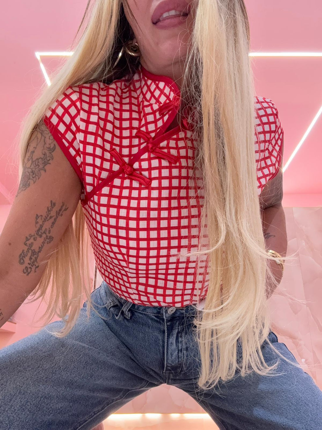 Camicia Coreana A Quadretti ♥