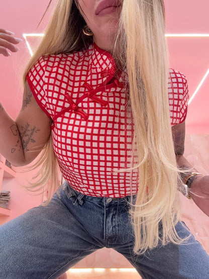 Camicia Coreana A Quadretti ♥
