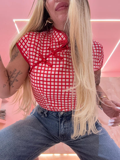 Camicia Coreana A Quadretti ♥