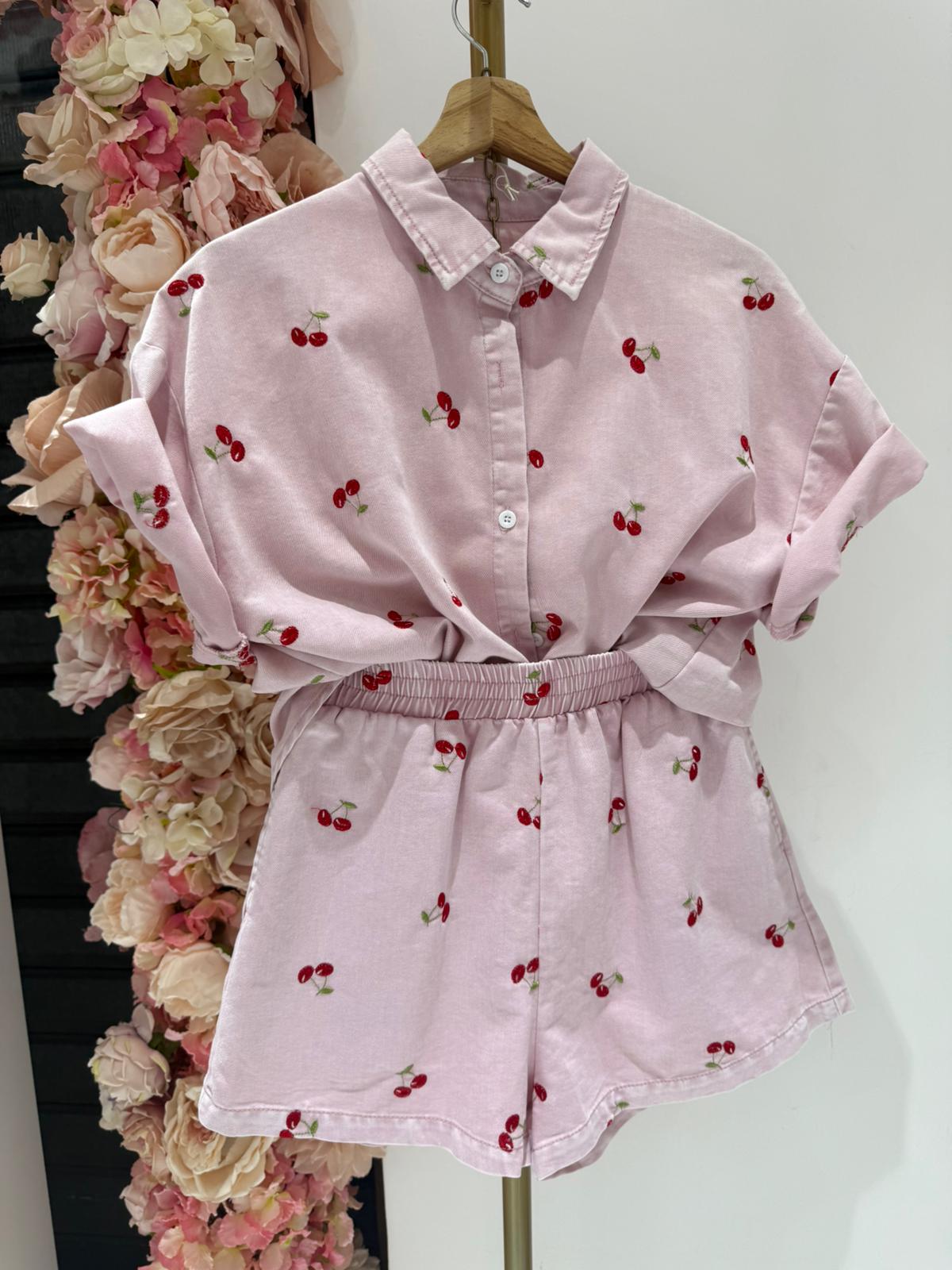 COORDINATO CILIEGINE DENIM!