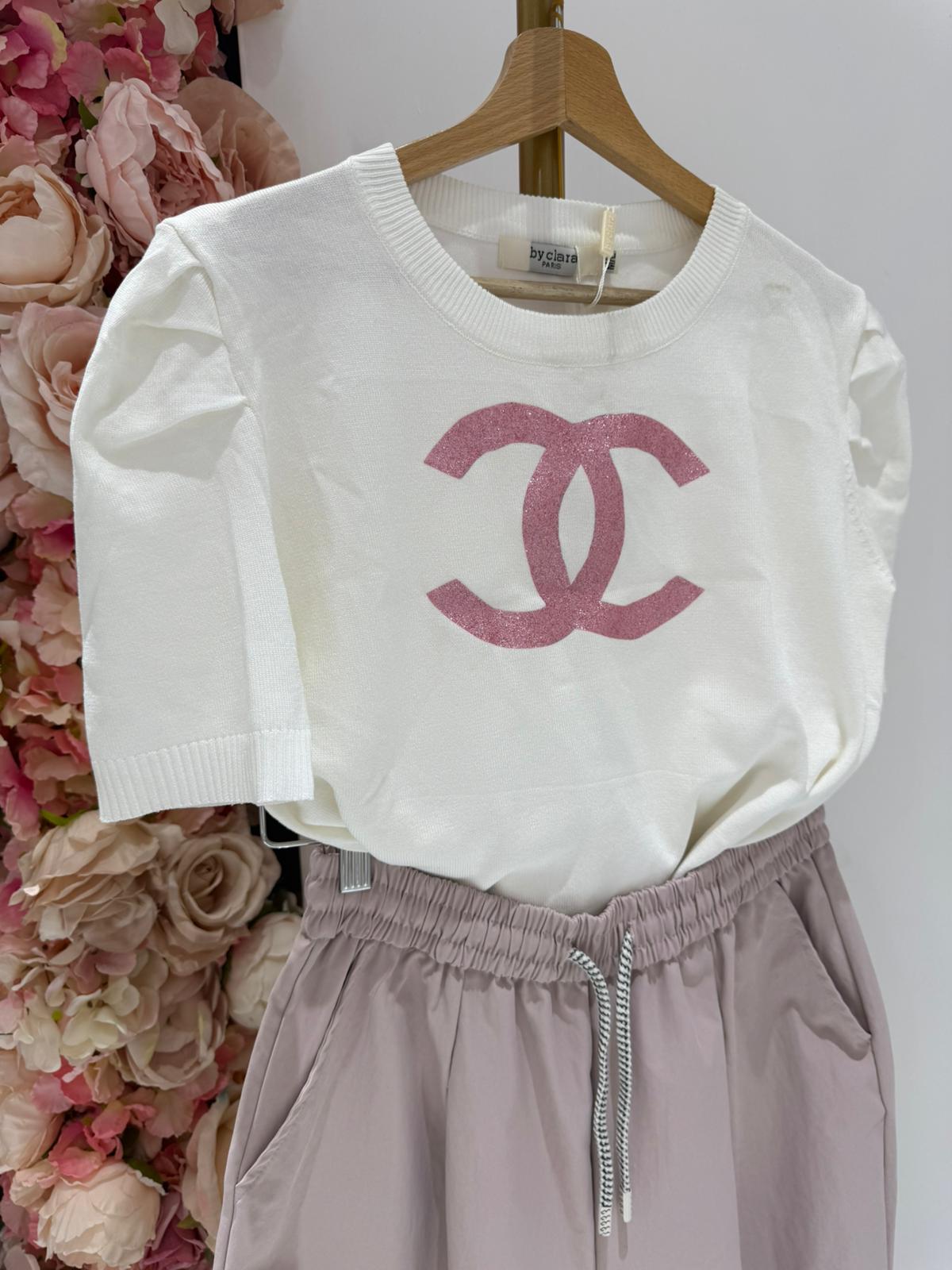 MAGLIA LOGO ROSA SALDI!