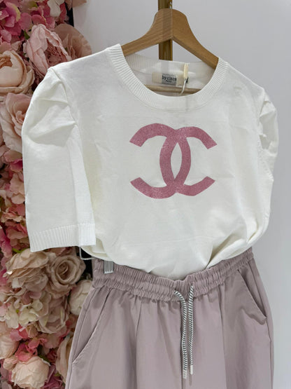 MAGLIA LOGO ROSA SALDI!