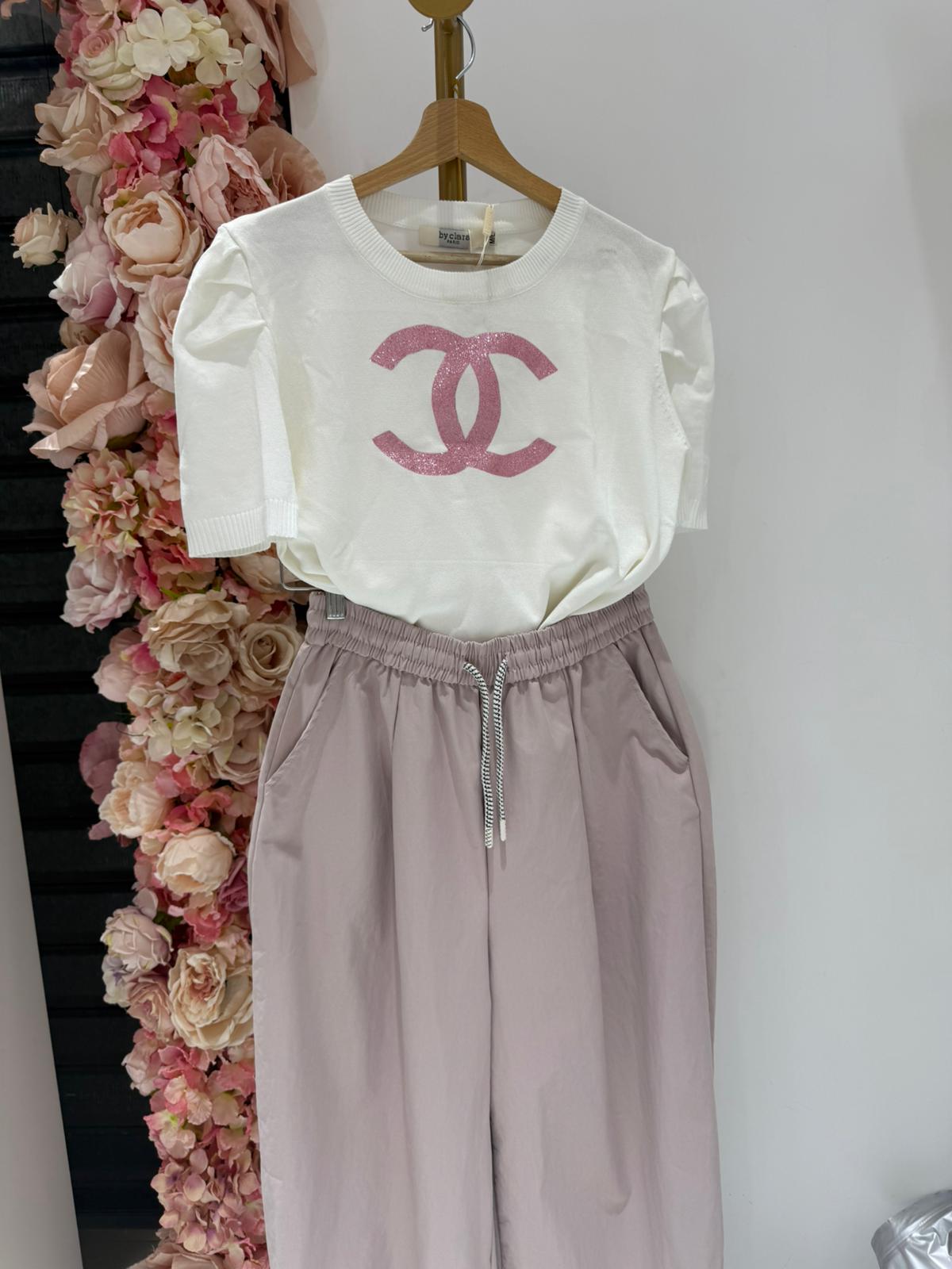 MAGLIA LOGO ROSA SALDI!