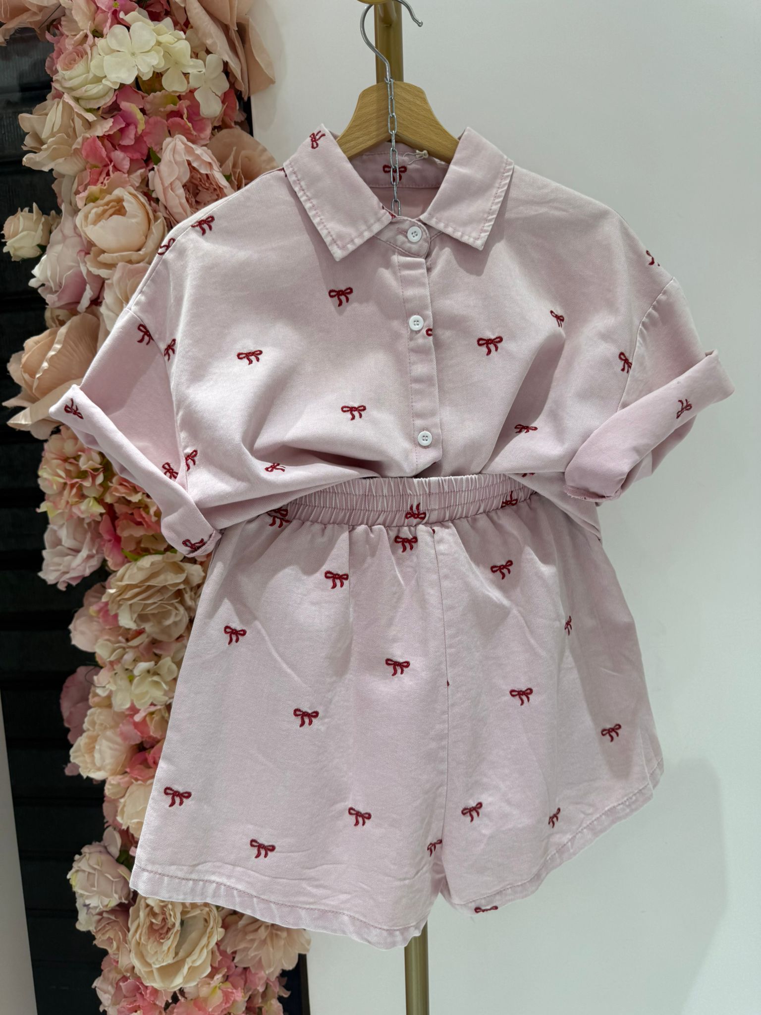 COORDINATO DENIM FIOCCHETTI SALDI!