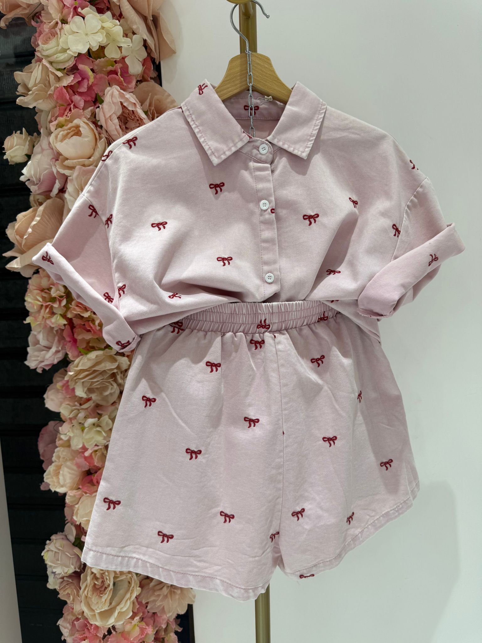 COORDINATO DENIM FIOCCHETTI SALDI!