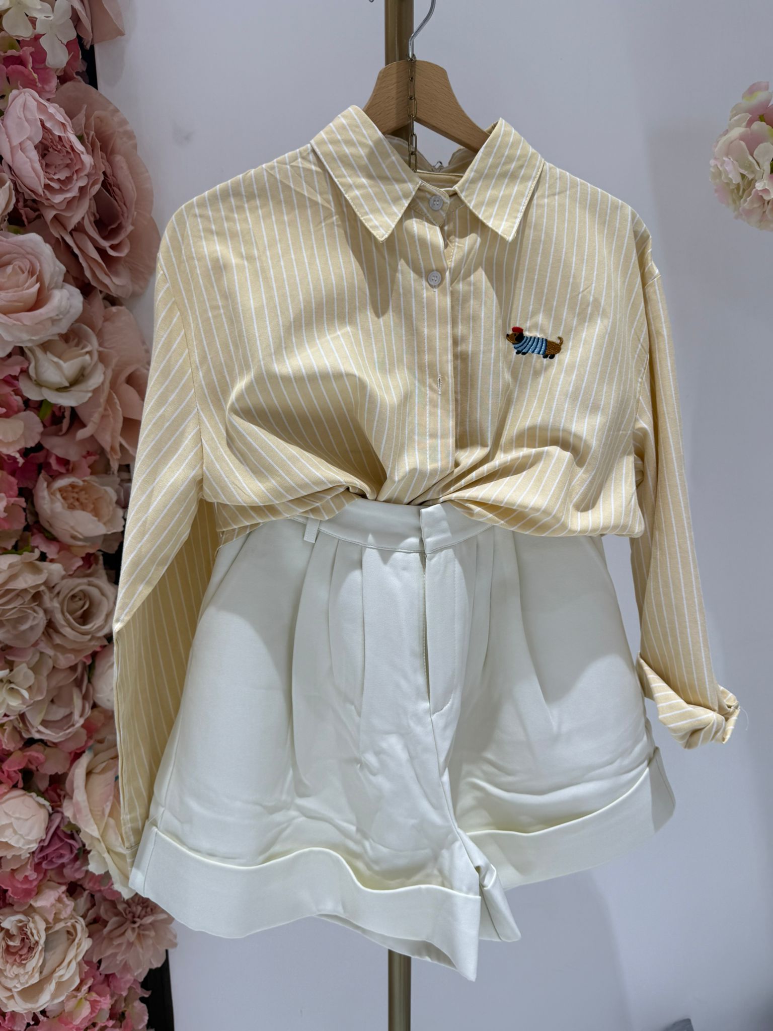 Camicia Per Bassotte Gialla SALDI ♥