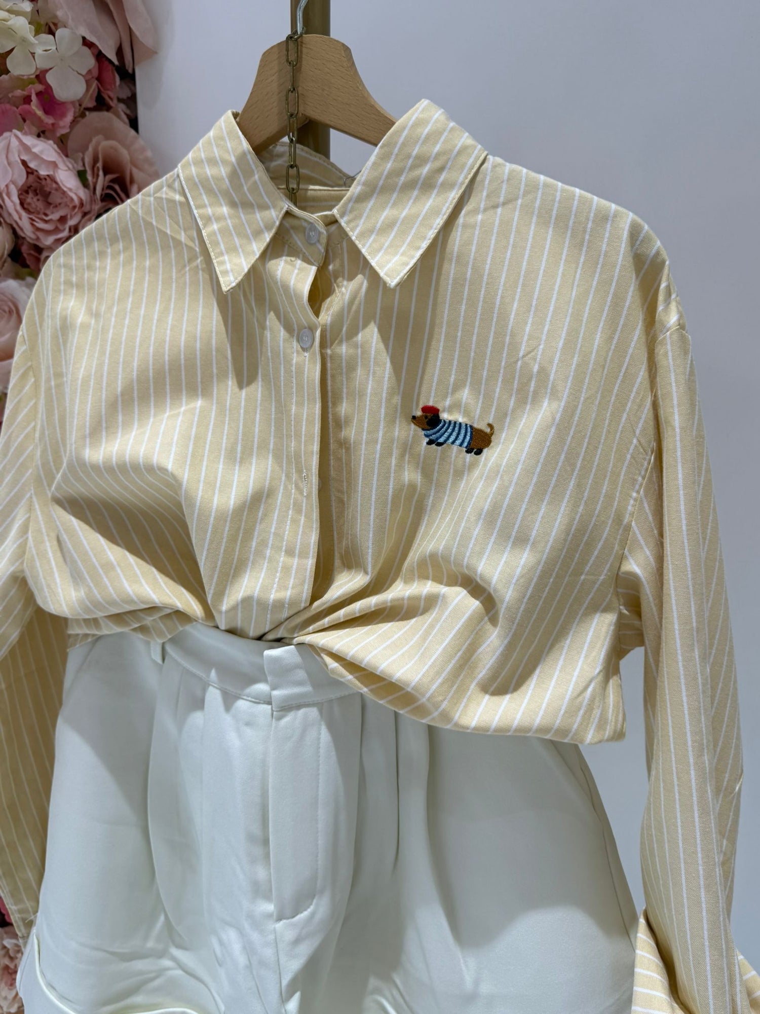 Camicia Per Bassotte Gialla SALDI ♥
