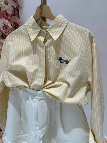 Camicia Per Bassotte Gialla SALDI ♥