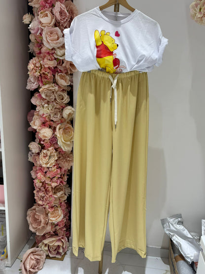 Pantalone LULU Giallo Pastello SALDI ♥