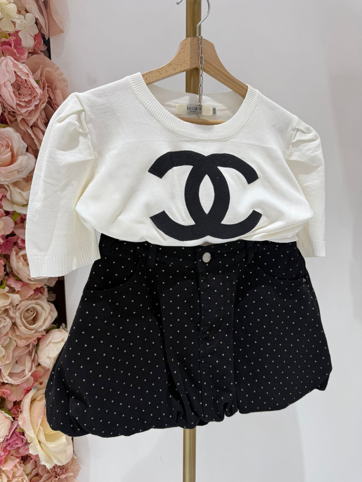 PantaGonne Pois Nero LulaS SALDI ♥