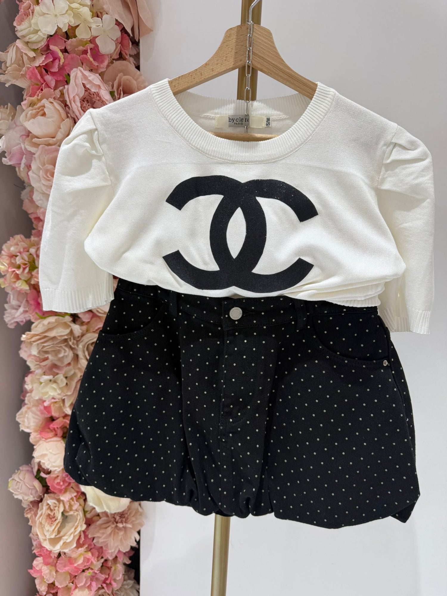 PantaGonne Pois Nero LulaS SALDI ♥