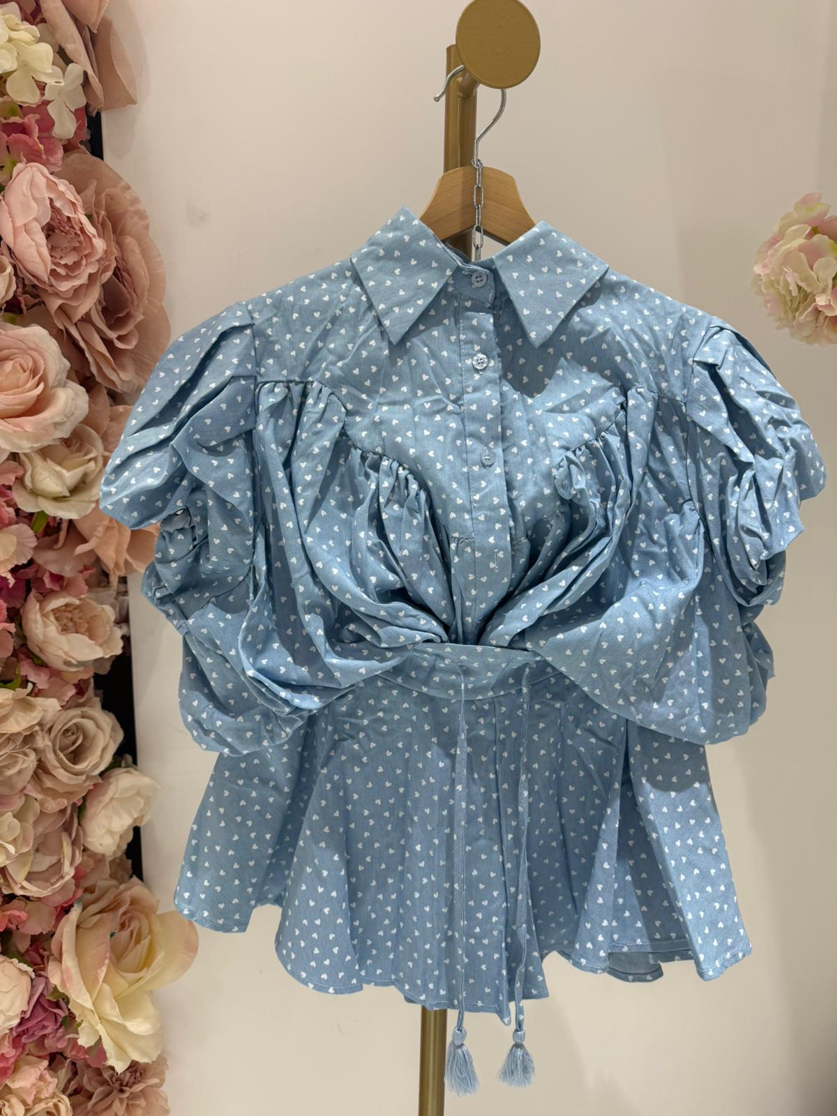 Coordinato Denim Cuoricini Amo! SALDI ♥