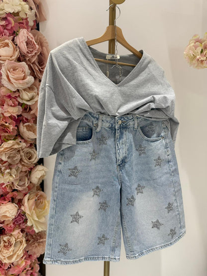 SHIRT SPALLINA GRIGIA SALDI V
