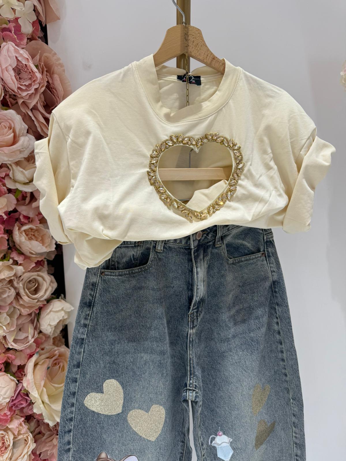 SHIRT HEART BURRO SALDI