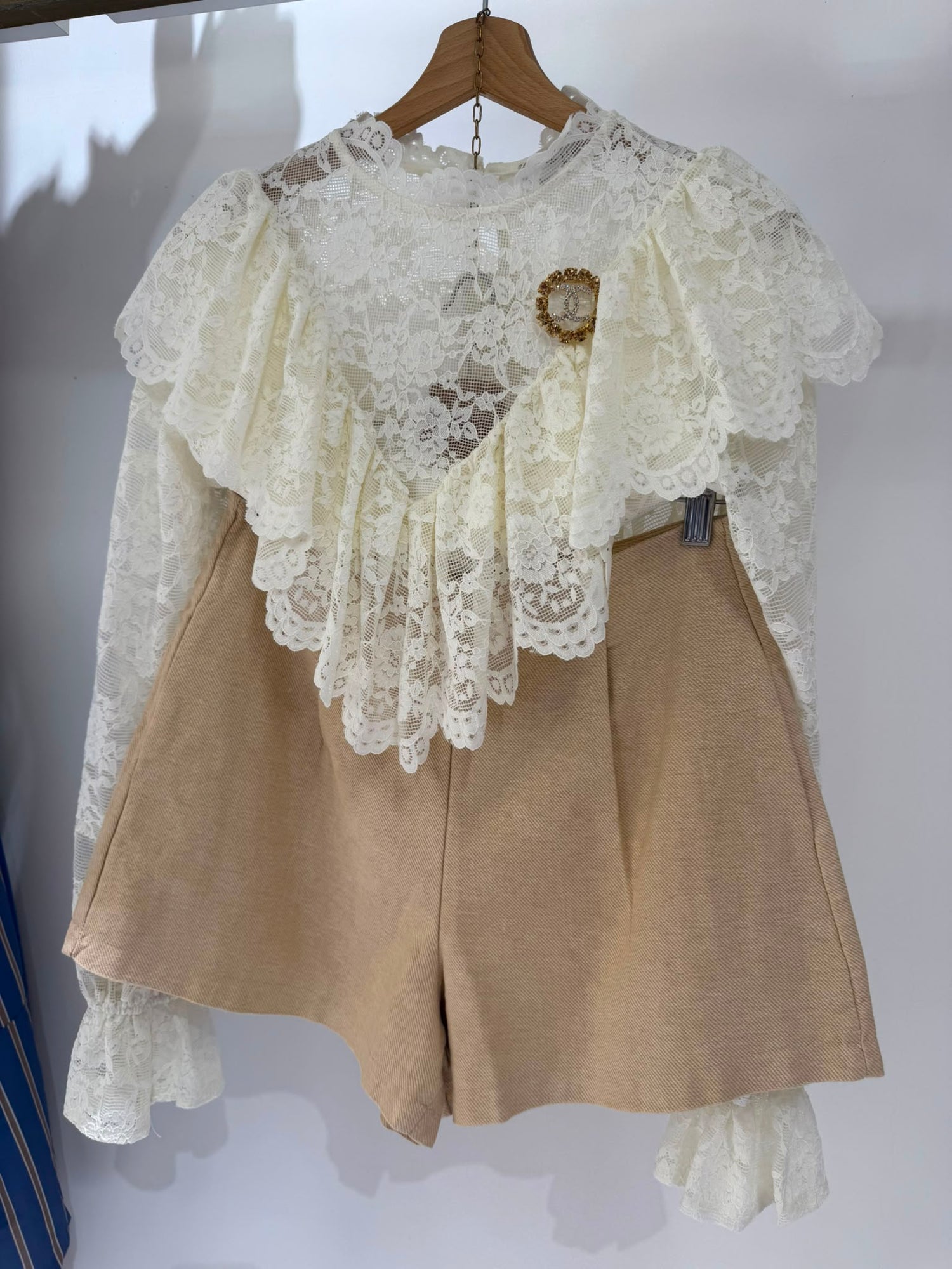 Pantaloncini Classici Beige